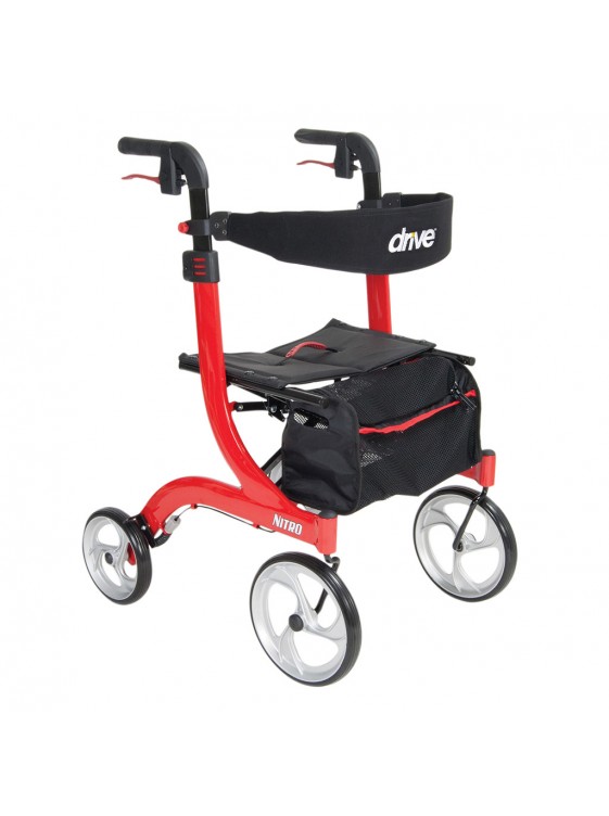 Nitro Aluminum Rollator, Tall