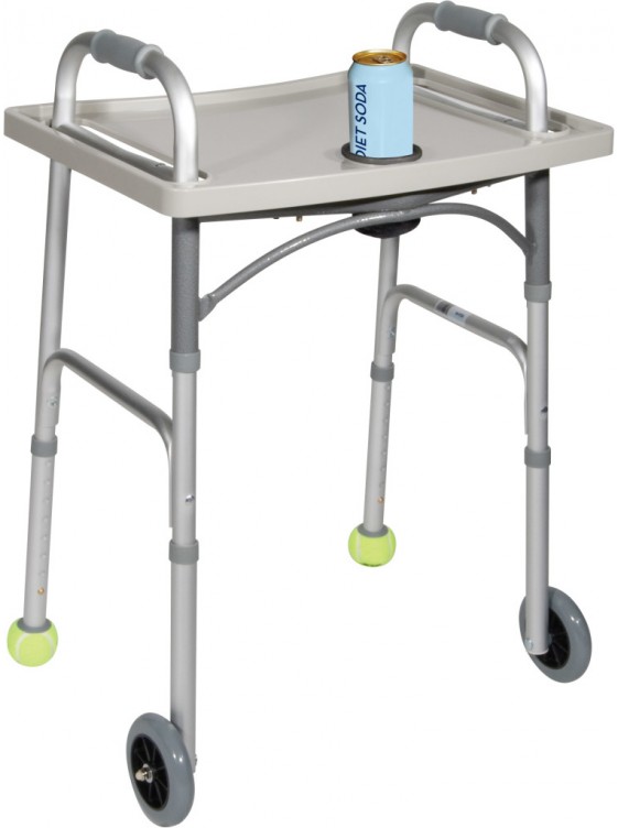 Universal Walker Tray with Cup Holder