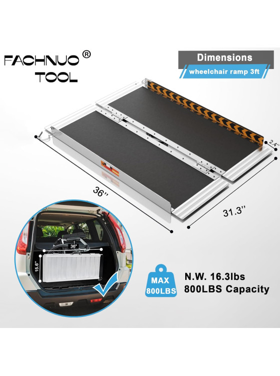  RAMP 3FT Wheelchair/Scooter Ramps