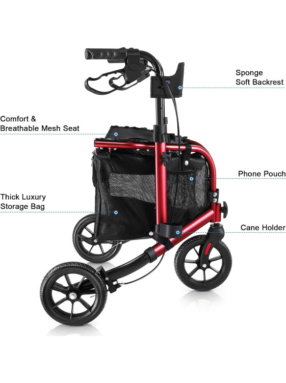 3 Wheel Rollator Walker