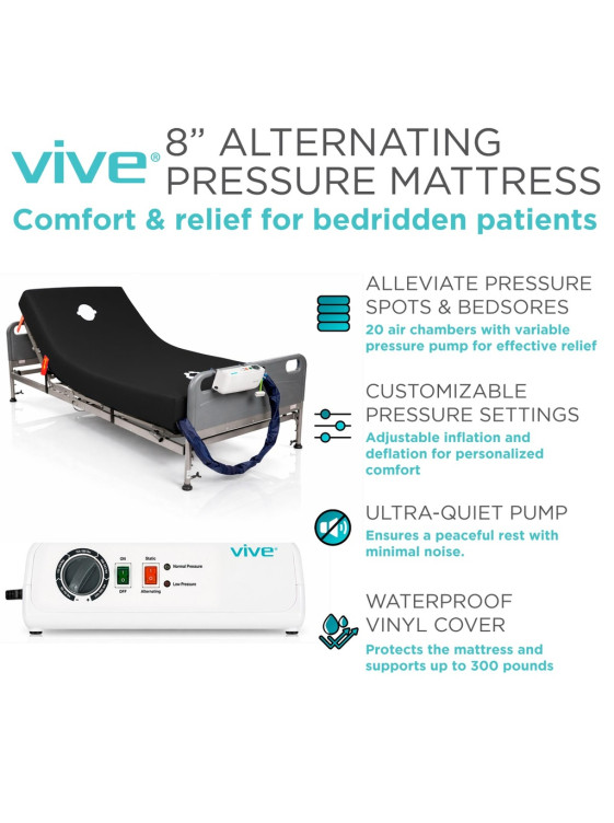 Low Air Loss Alternating Pressure Mattress 8" Standard