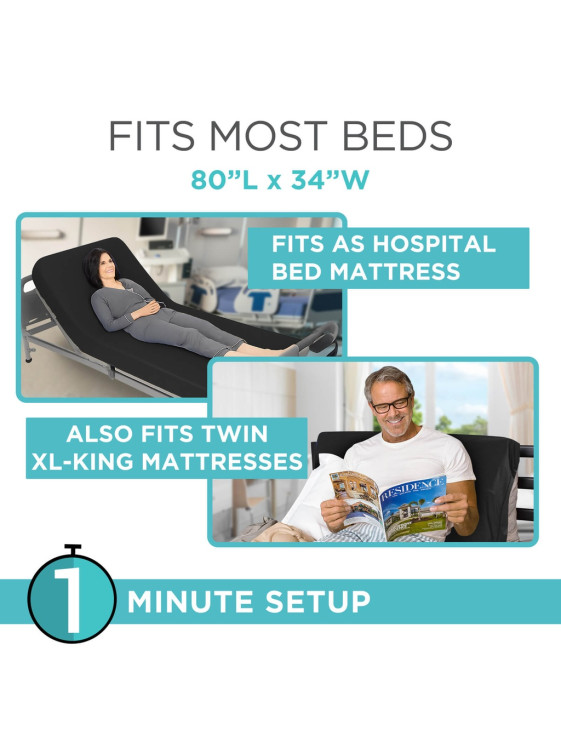 Low Air Loss Alternating Pressure Mattress 8" Standard