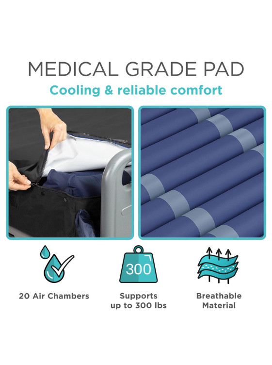 Low Air Loss Alternating Pressure Mattress 8" Standard
