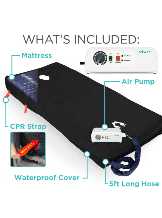 Low Air Loss Alternating Pressure Mattress 8" Standard
