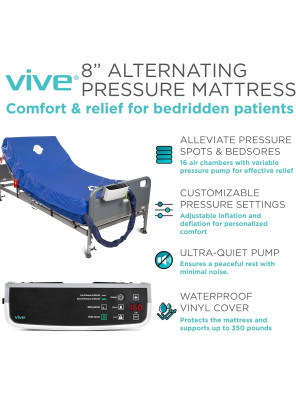 Low Air Loss Alternating Pressure Mattress 8" Pro