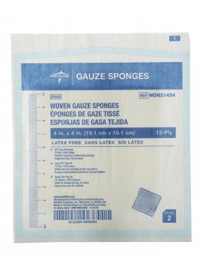 Sterile 100% Cotton Woven Gauze Sponges