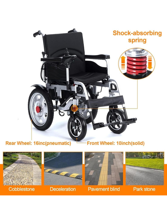 Wheelchair for Adults Lightweight Foldable 