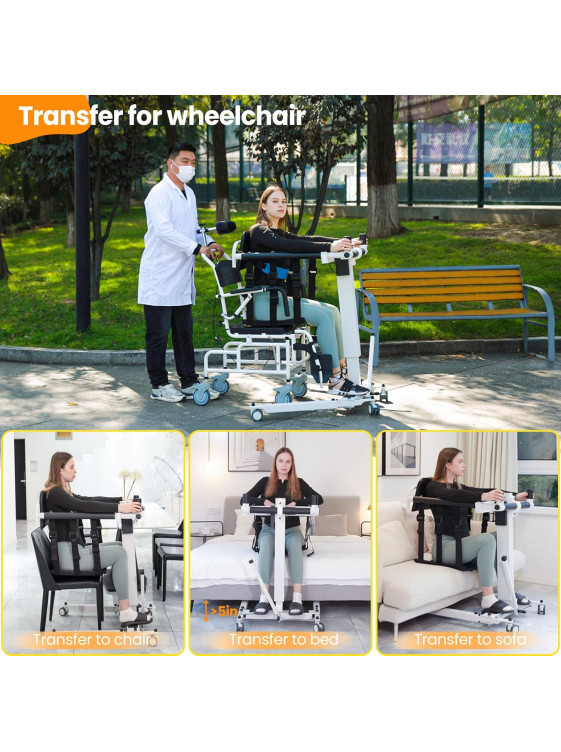 Electric Patient Lift Transfer Chair