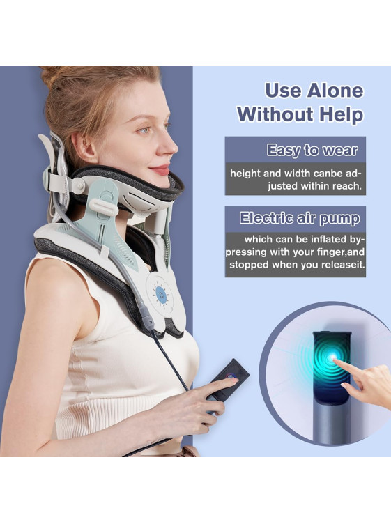  Neck Traction With Electric Air Pump