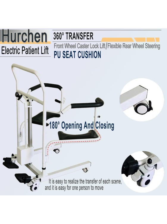 Electric Patient Lift Transfer Chair