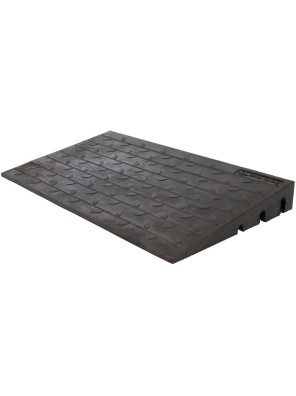  4" High Rubber 3-Channel Threshold Ramp