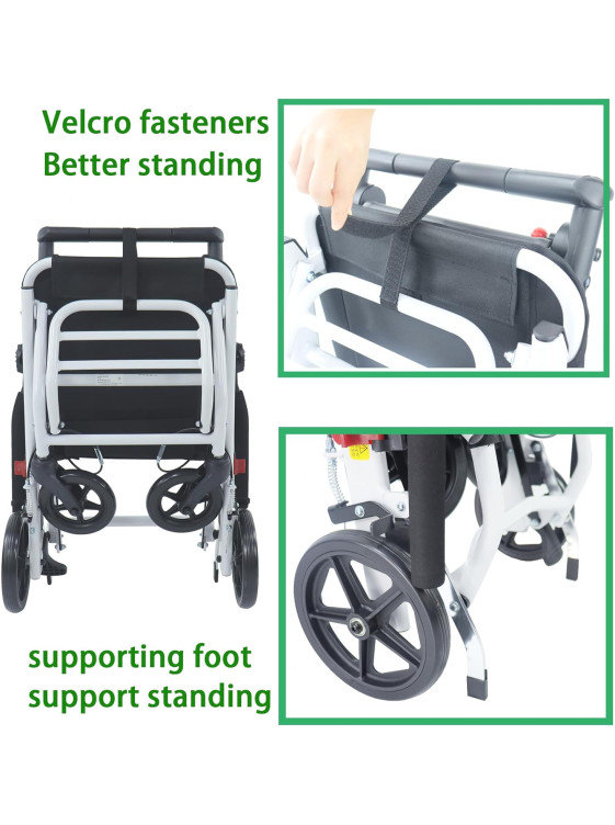 Super Lightweight Transport  Wheelchair